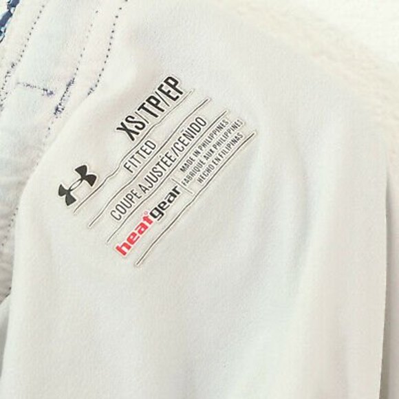 Under Armour Heat Gear Escape Shorts Size XS Lined Drawstring Blue EUC B5 - Picture 3 of 5